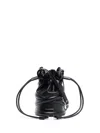 Alexander Mcqueen The Curve Bucket Bag In Schwarz