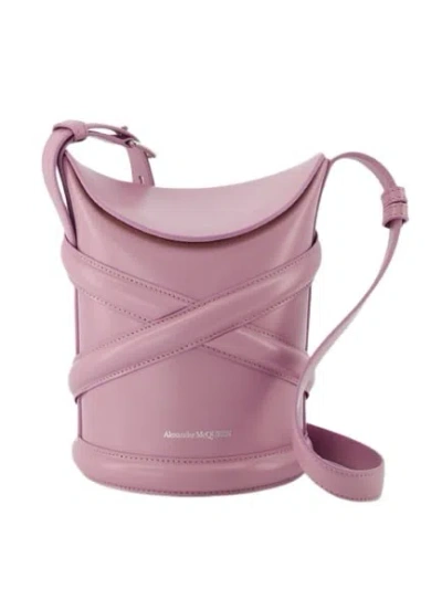 Alexander Mcqueen The Curve Hobo Bag  - Antic Pink - Leather