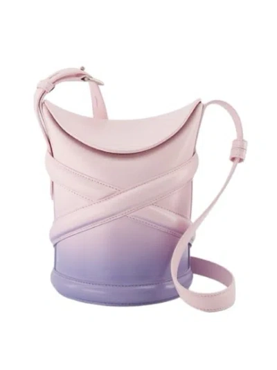 ALEXANDER MCQUEEN ALEXANDER MCQUEEN THE CURVE HOBO BAG  - LILAC/PINK - LEATHER