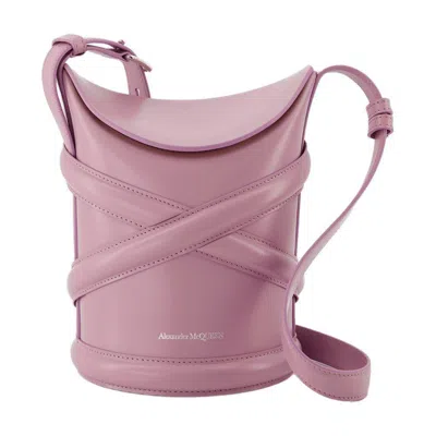 Alexander Mcqueen The Curve Hobo Bag In Pink