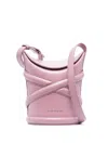 Alexander Mcqueen Alexander Mc Queen The Curve Leather Bucket Bag In Pink
