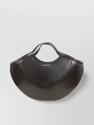 Alexander Mcqueen The Curved Leather Strap Bag