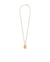 Alexander Mcqueen The Faceted Stone Necklace In Yellow
