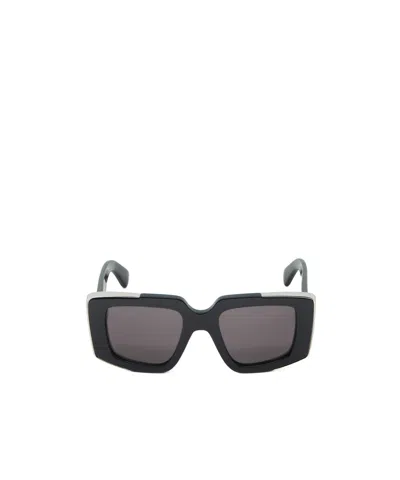 Alexander Mcqueen Am0446s Acetate Sunglasses In Black