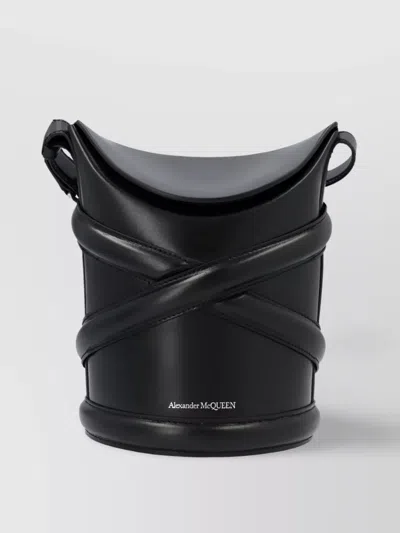 Alexander Mcqueen The Harness-inspired Leather Bag In Black