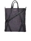 Alexander Mcqueen Mcqueen Bag In Nylon And Leather In Black
