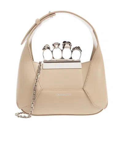 ALEXANDER MCQUEEN ALEXANDER MCQUEEN THE JEWELLED HOBO MINI TOTE BAG