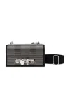 Alexander Mcqueen The Knuckle Satchel Bag In Black