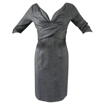 Pre-owned Alexander Mcqueen 'the Man Who Knew Too Much' Dress In Gray