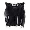 Alexander Mcqueen The Mini Peak Crossbody In Black