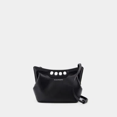 ALEXANDER MCQUEEN THE MINI PEAK PURSE - ALEXANDER MCQUEEN - LEATHER - BLACK