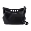 Alexander Mcqueen The Mini Peak Purse In Black