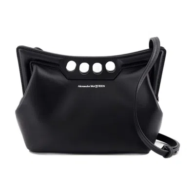 Alexander Mcqueen The Mini Peak Purse In Black