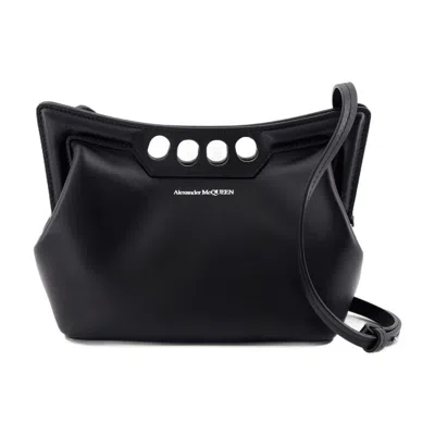 Alexander Mcqueen The Mini Peak Purse In Black