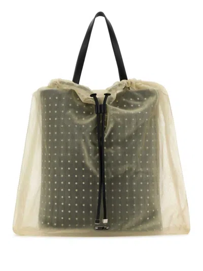 Alexander Mcqueen The Nebula Tote Bag In Black