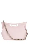 Alexander Mcqueen Leather The Peak Shoulder Bag With Chain In 5723