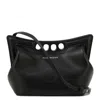 Alexander Mcqueen The Peak Mini Clutch Bag In Black