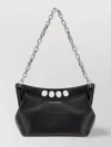 Alexander Mcqueen The Peak Cutout Leather Shoulder Bag