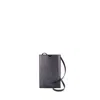 Alexander Mcqueen Mini Phone Holder Crossbody For Men In Black