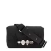 Alexander Mcqueen The Puffy Knuckle Belt Bag In Black