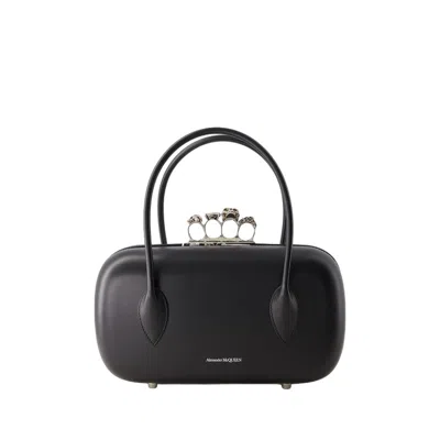 Alexander Mcqueen The Reverse Clutch - Leather - Black