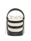 Alexander Mcqueen The Rise Nappa Leather Bucket Bag In Black