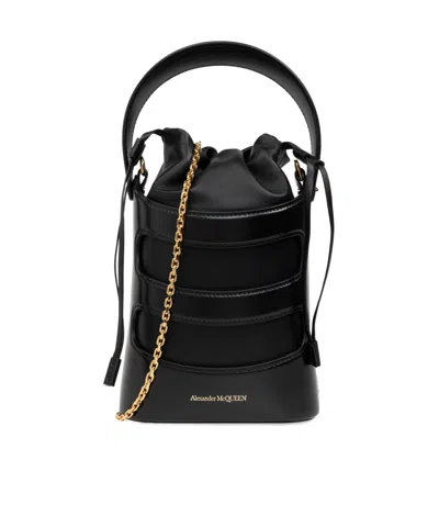 ALEXANDER MCQUEEN ALEXANDER MCQUEEN THE RISE MINI BUCKET BAG