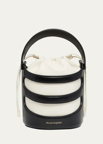 Alexander Mcqueen The Rise Bucket Bag In Mixed Colours