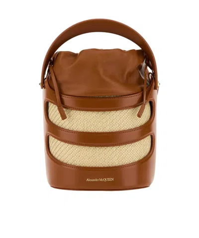 ALEXANDER MCQUEEN ALEXANDER MCQUEEN THE RISE DRAWSTRING BUCKET BAG