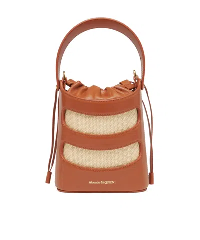 ALEXANDER MCQUEEN ALEXANDER MCQUEEN THE RISE MINI BUCKET BAG