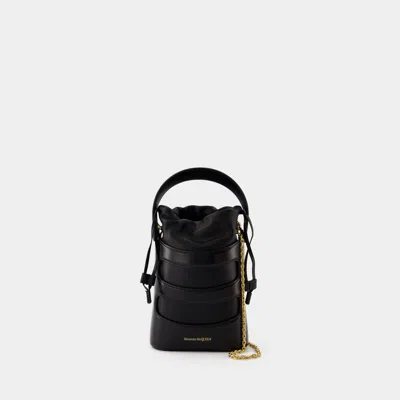 ALEXANDER MCQUEEN THE RISE MINI CROSSBODY - ALEXANDER MCQUEEN - LEATHER - BLACK