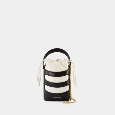 Alexander Mcqueen Women Two-tone Leather Mini The Rise