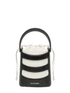 Alexander Mcqueen Two-tone Leather Mini The Rise Bucket Bag In Multi