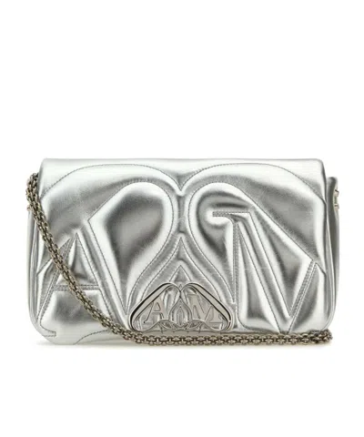 ALEXANDER MCQUEEN ALEXANDER MCQUEEN THE SEAL CHAIN-LINKED SHOULDER BAG