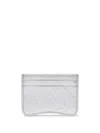 Alexander Mcqueen Seal Cardholder In Silver