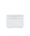 Alexander Mcqueen The Seal Leather Clip In White