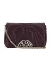 Alexander Mcqueen Small The Seal Shoulder Bag In Black