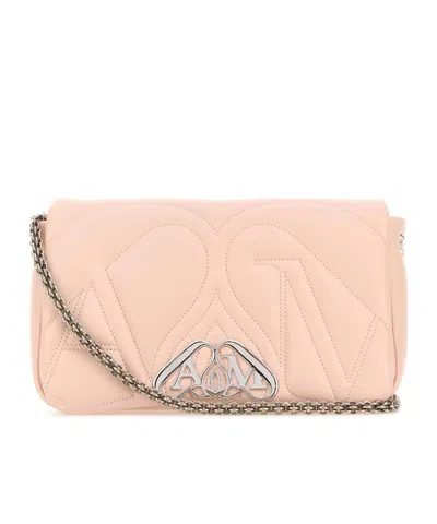 ALEXANDER MCQUEEN ALEXANDER MCQUEEN THE SEAL LOGO PLAQUE SMALL SHOULDER BAG