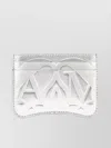 Alexander Mcqueen "the Seal" Metallic Card Holder