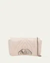 Alexander Mcqueen Mini The Seal Cross Body Bag In Clay