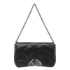 Alexander Mcqueen The Seal Shoulder Bag In Black