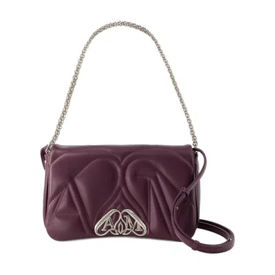 Alexander Mcqueen The Seal Small Bag In Purple