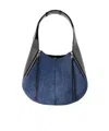 Alexander Mcqueen The Skull Hobo Bag In Blue