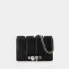 Alexander Mcqueen The Slash Hobo Bag -  - Black - Leather In Black