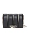 Alexander Mcqueen The Slash Smooth Leather Bag In Black