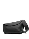 Alexander Mcqueen Alexander Mc Queen Sling T Bar Black Calf Leather Crossbody In Black  
