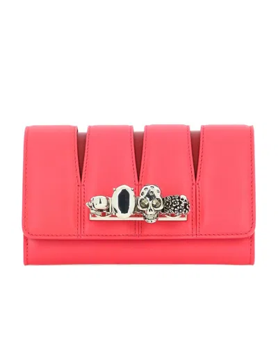 Alexander Mcqueen The Slush Chained Clutch Bag In Pink