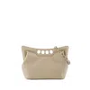 ALEXANDER MCQUEEN THE SMALL PEAK PURSE - LEATHER - CAMEL