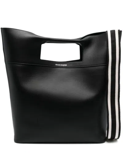 Alexander Mcqueen The Square Bow Leather Handbag