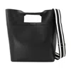 Alexander Mcqueen The Square Bow Ns Handbag In Black